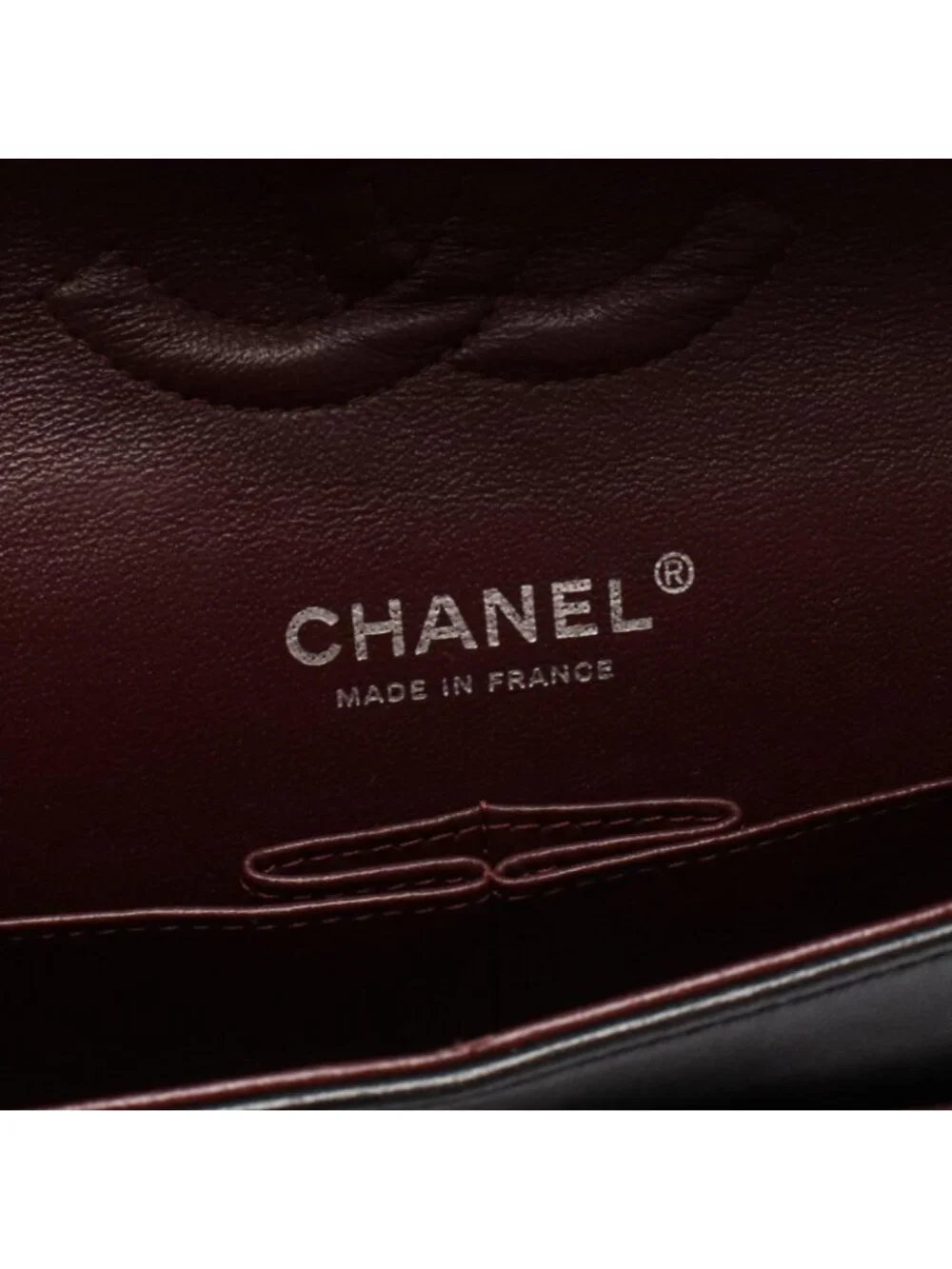 Chanel Shoulder Bag Quilted Double Flap Black Lambskin Chain
